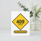 Fout 409: Democratieconflict Briefkaart (Staand voorkant)