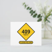 Fout 409: Democratieconflict Briefkaart (Staand voorkant)