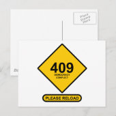 Fout 409: Democratieconflict Briefkaart (Voorkant / Achterkant)