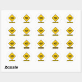 Fout 409: Democratieconflict Ronde Sticker (Vel)