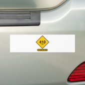 Fout 410: Democracy Gone Bumpersticker (Op auto)