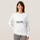 Fout 440 - Boyvriend niet gevonden T-shirt (Voorkant volledig)