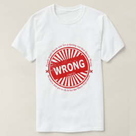 FOUT - Een MisterP-Shirt T-shirt