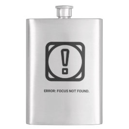FOUT: FOCUS NIET GEVONDEN Flask | Grappig Werk van Flacon