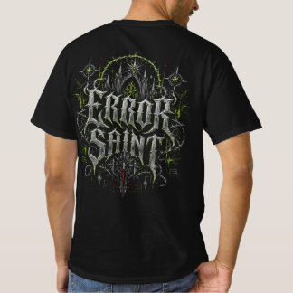 Fout Heilige Gotische Cyberpunk Voor- en Achterkan T-shirt