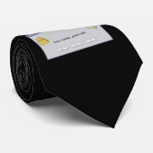 Fout in computer met hersenlading Stropdas (Opgerold)