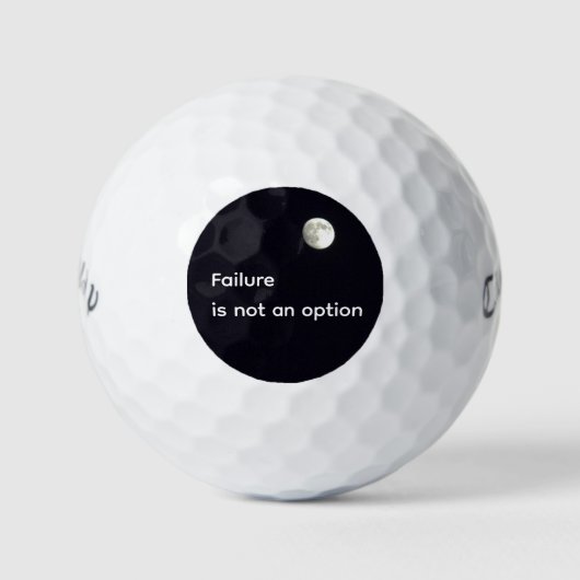 Fout in geen optie golfballen (Voorkant)