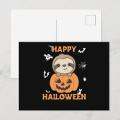 Fout in pompoen met snotjes naar Halloween Briefkaart (Voorkant / Achterkant)