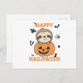 Fout in pompoen met snotjes naar Halloween Briefkaart (Voorkant / Achterkant)