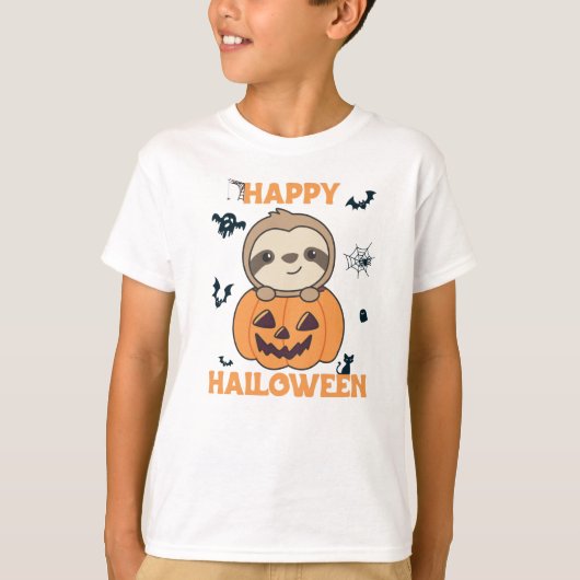 Fout in pompoen met snotjes naar Halloween T-shirt (Voorkant)