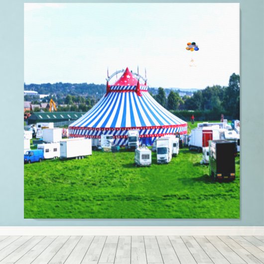 Fout in vonnis canvas afdruk (Insitu (Houten vloer))