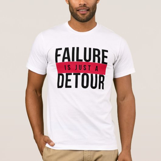 FOUT IS GEWOON DETOUR T-SHIRT (Voorkant)