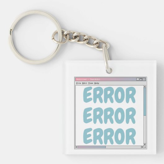 fout sleutelhanger (voorkant)