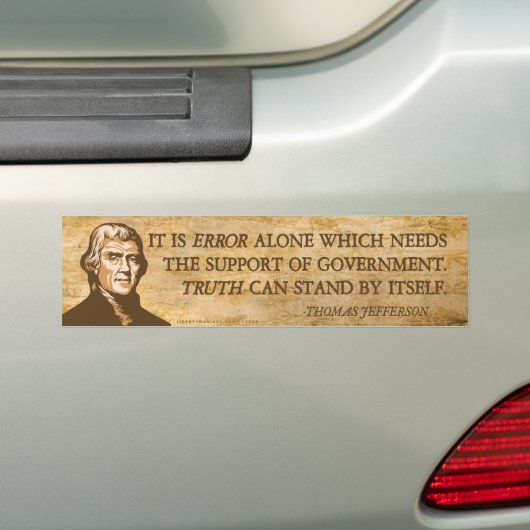 Fout vereist de Bumpersticker van de Overheid (Op auto)