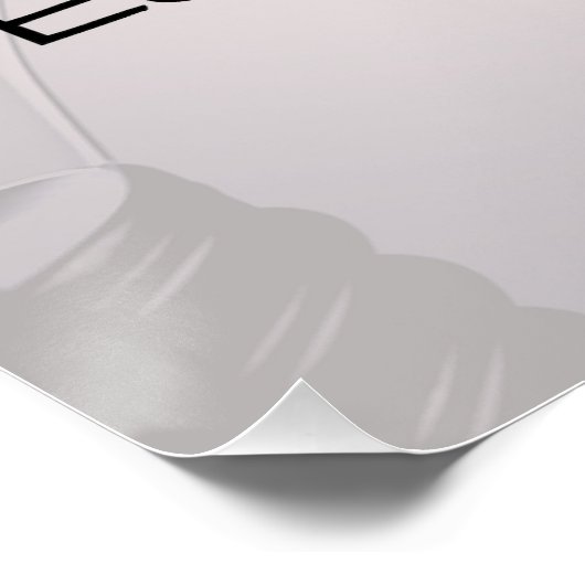 "Fout" Weergave Weergave Positieve citatie Perfect Poster (Hoek)