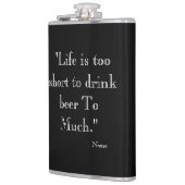 Foute Quote Bier & Wijn Fles Heupfles (Links)