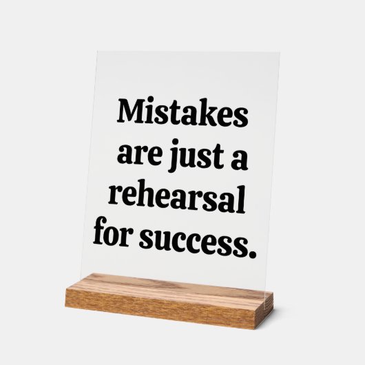 Fouten Acryl Teken Acryl Bord (Hoek)