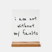 Fouten Acrylteken Acryl Bord (Voorkant)