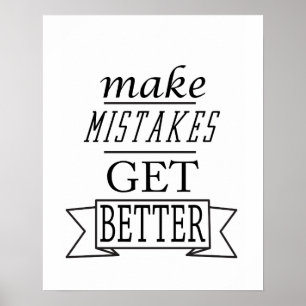 fouten beter maken poster