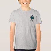 Fouten en bloemen Tri-Blend shirt (Voorkant)