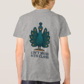 Fouten en bloemen Tri-Blend shirt (Achterkant)