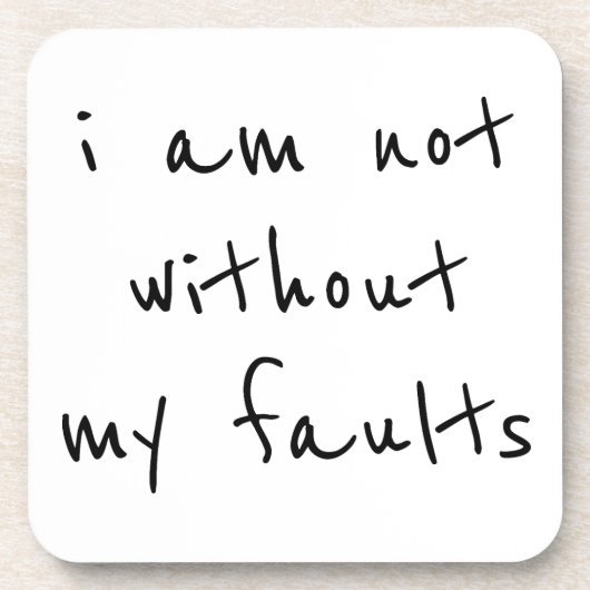 Fouten Hard Plastic Onderzetter (Voorkant)