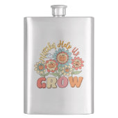 Fouten helpen ons groeien - speelse bloemen Motiva Flacon (Voorkant)