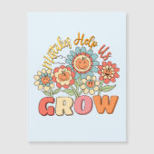 Fouten helpen ons groeien | Speelse bloemenmotivat (Voorkant)