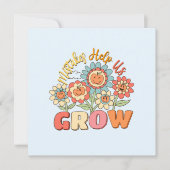 Fouten helpen ons groeien | Speelse bloemenmotivat (Voorkant)