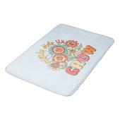 Fouten helpen ons groeien | Speelse bloemenmotivat Badmat (Gekanteld)