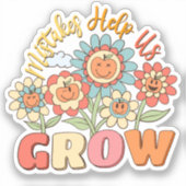 Fouten helpen ons groeien sticker (Voorkant)