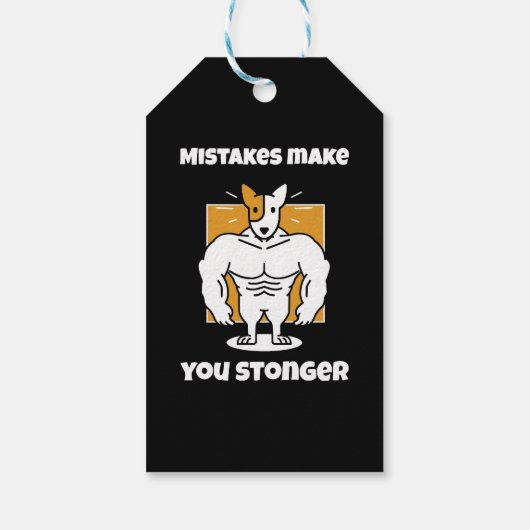 Fouten maken je sterker cadeaulabel (Achterkant)