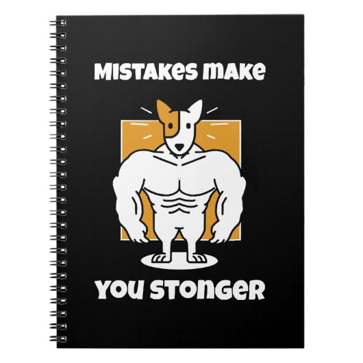 Fouten maken je sterker notitieboek (Voorkant)