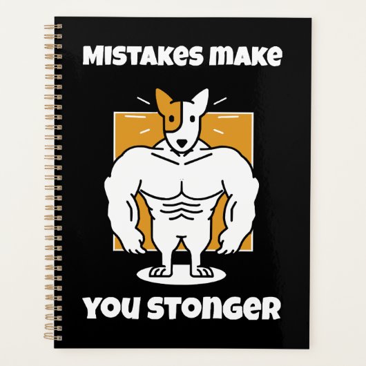 Fouten maken je sterker planner (Voorkant)