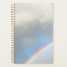 Fouten maken ons menselijke regenboogfoto planner