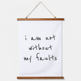 Fouten Wood Afgebroken Muur Afbeelding Hangend Wandkleed