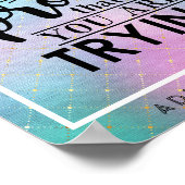 Fouten zijn bewijs dat je het probeert - Motiveren Poster (Hoek)