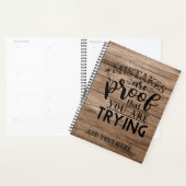 Fouten zijn bewijs dat je het probeert RUSTIC GIFT Planner (Display)