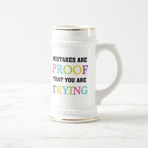 Fouten zijn een bewijs dat je probeert bierpul