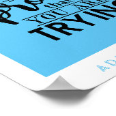 Fouten zijn een bewijs dat je probeert - Motivatie Poster (Hoek)