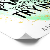 Fouten zijn een bewijs dat je probeert - Motivatie Poster (Hoek)