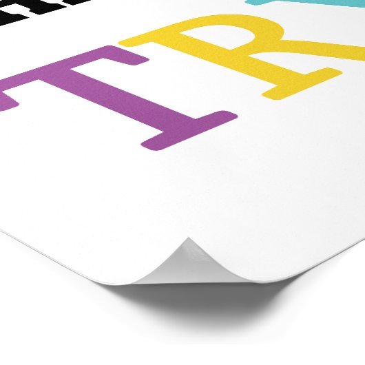 Fouten zijn een bewijs dat je probeert poster (Hoek)