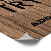 Fouten zijn een bewijs dat je RUSTIC GIFTS probeer Poster (Hoek)