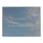 Fouten zijn grootste leraren 2018 Inspirerend Kalender (Hoes)