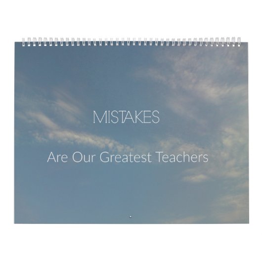 Fouten zijn grootste leraren 2018 Inspirerend Kalender (Hoes)