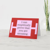 Foutmarge - Funny Nerdy Valentijn Kaart (Voorkant)