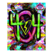 Foutmelding cyberpunk dystopian Future Art