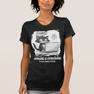 Foutopsporing Is Catastrofale Code Kat Humor T-shirt