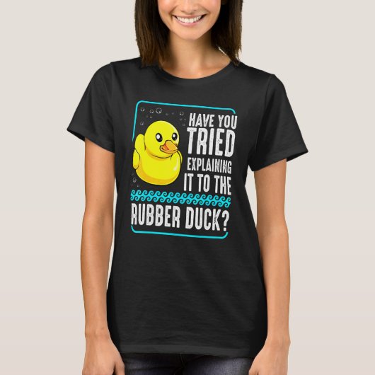 Foutopsporing van de webcodeerprogramma voor Rubbe T-shirt (Voorkant)