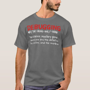 Foutopsporingswoordenboek - gestileerde definitie t-shirt